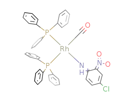 RhCO(P(C6H5)3)2HNC6H3ClNO2