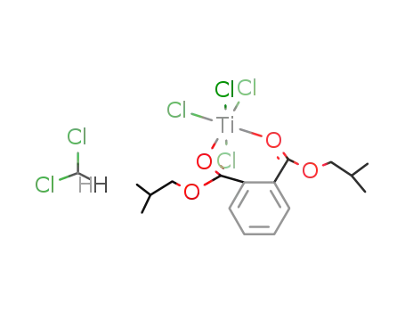 tetrachloro(di-iso-butyl o-phthalate)titanium(IV) dichloromethane