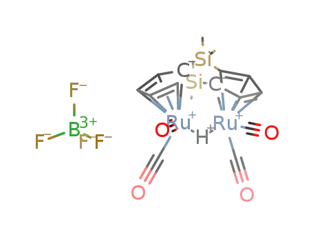 [((η5-C5H3)2(SiMe2)2)Ru2(μ-H)(CO)4]BF4