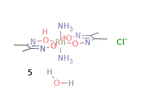 diamminebis(dimethylglyoxime)rhodium(III) chloride pentahydrate