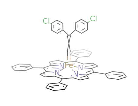 Fe(5,10,15,20-tetraphenylporphyrinate)(C=C(p-ClC6H4)2)