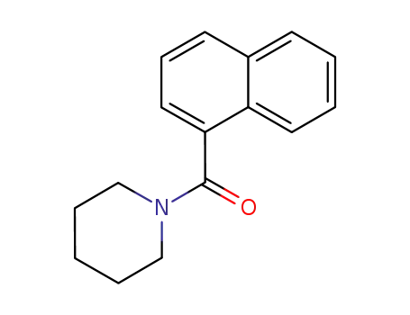 Molecular Structure of 5454-14-8 (naphthalen-1-yl(piperidin-1-yl)methanone)