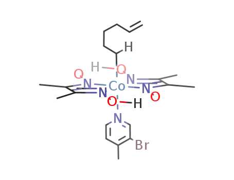 (3-bromo-4-methylpyridine)bis(dimethylglyoximato)-5-hexenylcobalt(III)