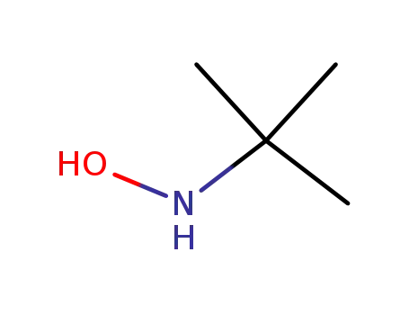 Molecular Structure of 16649-50-6 (N-tert-butylhydroxylamine)