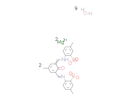 (N,N-(2-hydroxy-5-methyl-1,3-dibenzylidine)-bis-(4-methyl-2-sulphonate aniline))magnesium*4.5H2O