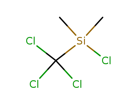 Molecular Structure of 18171-30-7 (Silane, chlorodimethyl(trichloromethyl)-)