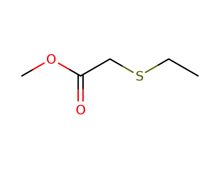 Molecular Structure of 20600-64-0 (2-(Ethylthio)acetic acid methyl ester)
