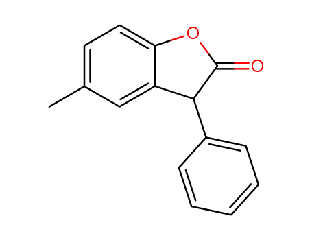 Molecular Structure of 39531-24-3 (5-Methyl-3-phenyl-3H-benzofuran-2-one)