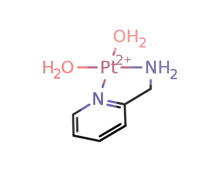 cis-[Pt(2-aminomethylpyridine)(OH2)2]2+