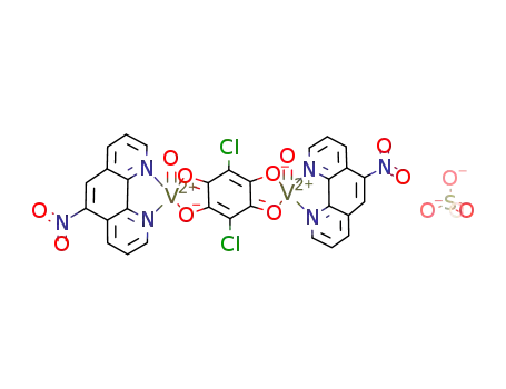 [(VO)2(C6O4Cl2)(5-nitro-1,10-phenanthroline)2]SO4