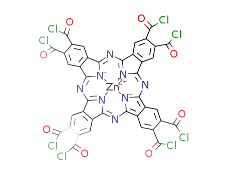 zinc octa-4,5-(chlorocarbonyl)phthalocyanine