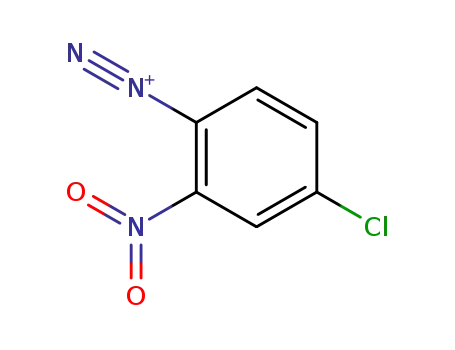 Molecular Structure of 27165-22-6 (4-chloro-2-nitrobenzenediazonium)