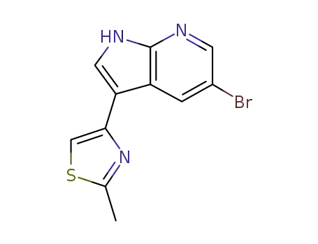 4-(5-bromo-1H-pyrrolo[2,3-b]pyridin-3-yl)-2-methylthiazole