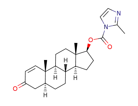 3-oxo-5α-androst-1-en-17β-yl-2'-methyl-1H-imidazole-1-carboxylate
