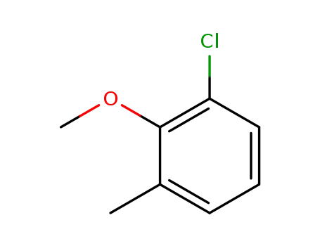 Molecular Structure of 3438-15-1 (2-CHLORO-6-METHYLANISOLE)