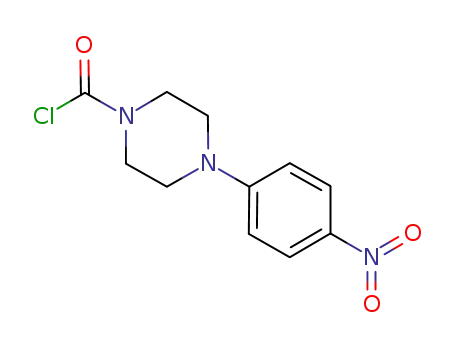 Molecular Structure of 177489-12-2 (4-(4-nitrophenyl)piperazine-1-carbonyl chloride)