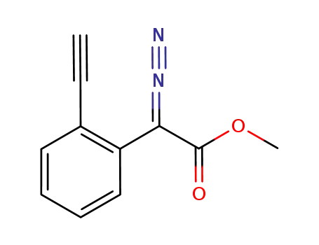 methyl 2-diazo-2-(2-ethynylphenyl)acetate