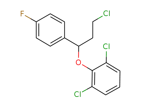 1-(4-fluorophenyl)-1-(2,6-dichlorophenoxy)-3-chloropropane