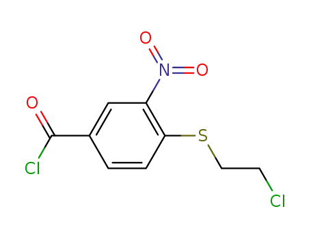 4-(2-chloroethylthio)-3-nitrobenzoyl chloride