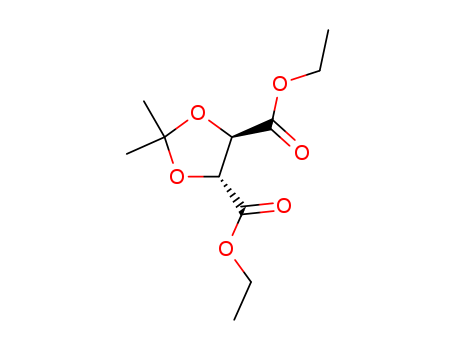 1,3-Dioxolane-4,5-dicarboxylicacid, 2,2-dimethyl-, 4,5-diethyl ester, (4R,5R)-                                                                                                                          