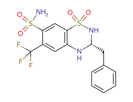 Molecular Structure of 1087345-31-0 ((R)-BendrofluMethiazide)