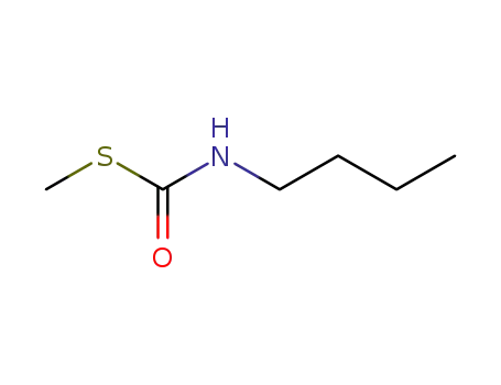 Molecular Structure of 39078-72-3 (Carbamothioic acid, butyl-, S-methyl ester)