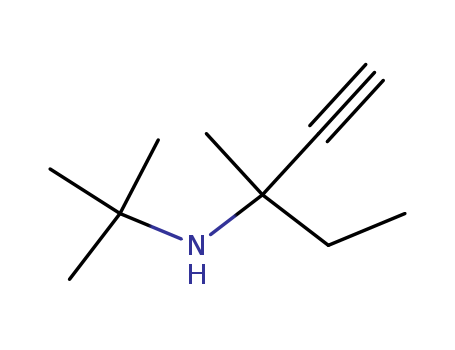 1-Pentyn-3-amine, N-(1,1-dimethylethyl)-3-methyl-