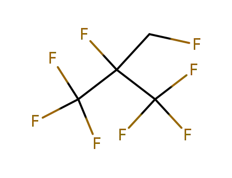 Molecular Structure of 65781-19-3 (Propane, 1,1,1,2,3,3,3-heptafluoro-2-(fluoromethyl)-)