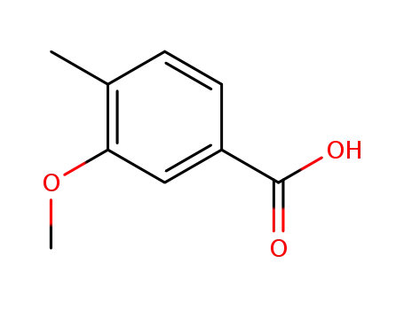 Molecular Structure of 7151-68-0 (3-Methoxy-4-methylbenzoic acid)