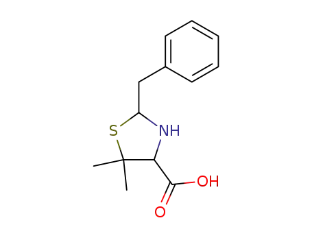 2-benzyl-5,5-dimethyl-1,3-thiazolidine-4-carboxylic acid