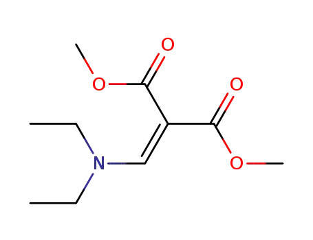 Molecular Structure of 69892-16-6 (Propanedioic acid, [(diethylamino)methylene]-, dimethyl ester)