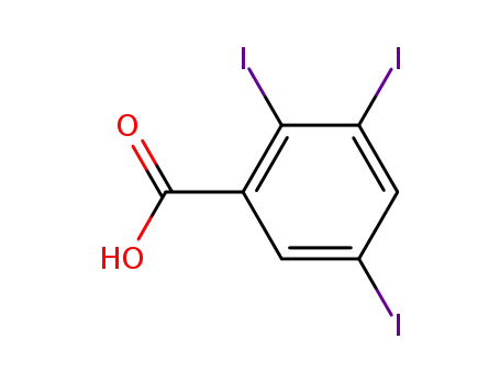 Molecular Structure of 88-82-4 (2,3,5-Triiodobenzoic acid)