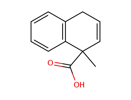 Molecular Structure of 63171-65-3 (1-Naphthalenecarboxylic acid, 1,4-dihydro-1-methyl-)