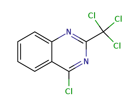 Molecular Structure of 3137-63-1 (4-chloro-2-(trichloromethyl)quinazoline)