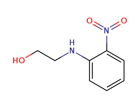 Molecular Structure of 4926-55-0 (2-Nitro-N-hydroxyethyl aniline)