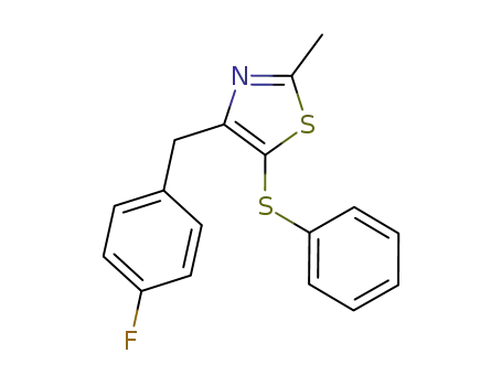 4-(4-fluorobenzyl)-2-methyl-5-(phenylsulfanyl)-thiazole