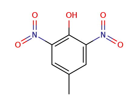 Molecular Structure of 609-93-8 (2,6-Dinitro-p-cresol)