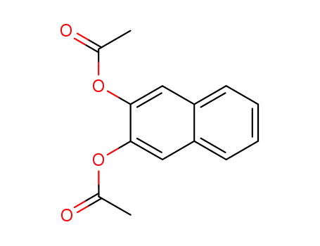 Molecular Structure of 22426-46-6 (Naphthalene-2,3-diol diacetate)