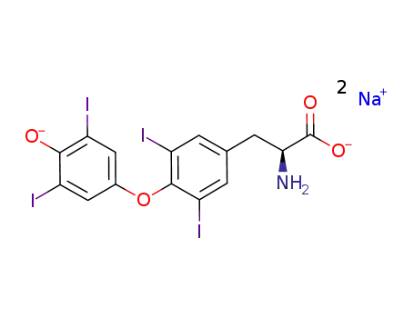 O-(4-hydroxy-3,5-diiodophenyl)-3,5-diiodo-L-tyrosine disodium salt