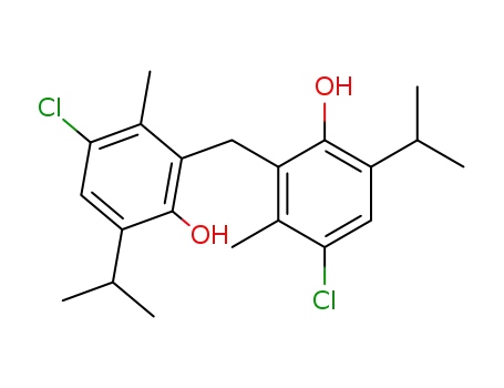 Molecular Structure of 15686-33-6 (Biclotymol)