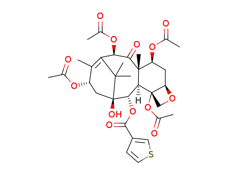 7,13-O,O-diacetyl-2-O-debenzoyl-2-O-(3-thiophenecarbonyl)baccatin III