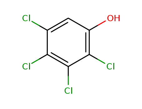 Molecular Structure of 4901-51-3 (2,3,4,5-TETRACHLOROPHENOL)