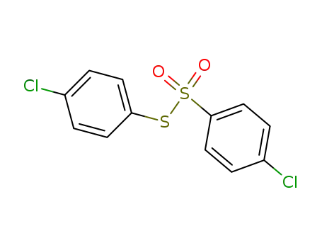 Molecular Structure of 1146-44-7 (S-(4-chlorophenyl) 4-chlorobenzenesulfonothioate)