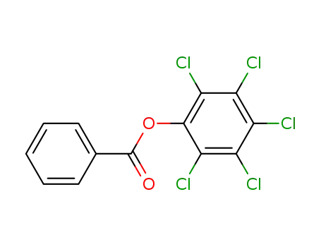 Molecular Structure of 3019-98-5 (Phenol, pentachloro-, benzoate)