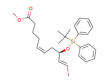 methyl (5Z,8R,9E)-8-[1-(tert-butyl)-1,1-diphenylsilyl]oxy-10-iodo-5,9-decadienoate