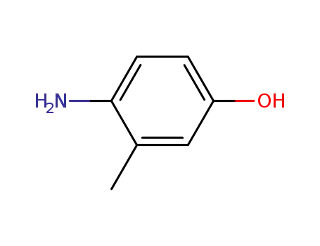 Molecular Structure of 2835-99-6 (4-Amino-m-cresol)