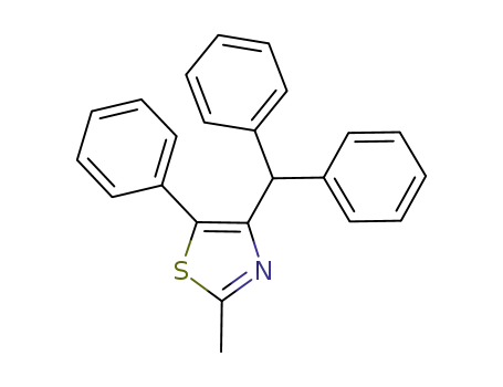 4-benzhydryl-2-methyl-5-phenylthiazole
