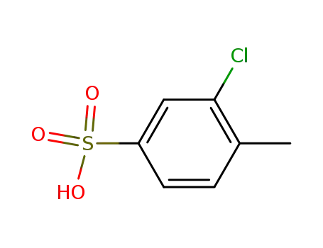 Molecular Structure of 98-34-0 (3-CHLORO-4-METHYLBENZENESULFONIC ACID)