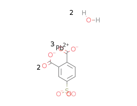 [Pb3(sulphophthalate)2(H2O)]*H2O