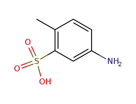 Molecular Structure of 118-88-7 (5-Amino-2-methylbenzenesulfonic acid)